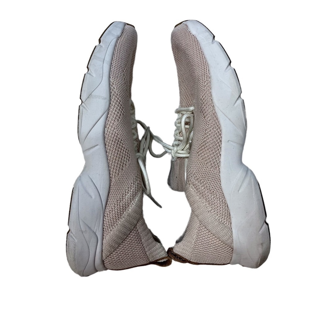 Dr Scholl’s Gypsy Sneaker Lace Up Taupe Size 11 Gym Shoe Stretch Knit Lifestyle - Picture 6 of 9